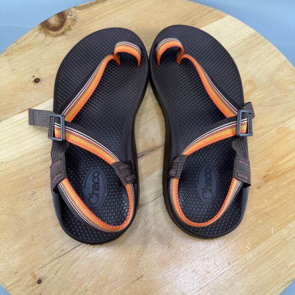 Chaco Bodhi Men's Size 12 Sandals Brown Toe Loop Strappy Buckle Adjustable Beach - Picture 5 of 9